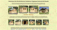 Desktop Screenshot of gartenhaus.holzkomplett.de