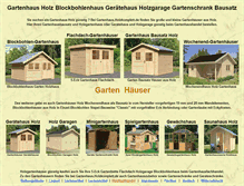 Tablet Screenshot of gartenhaus.holzkomplett.de