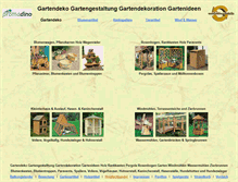 Tablet Screenshot of gartendeko.holzkomplett.de