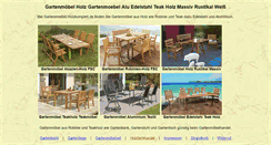 Desktop Screenshot of gartenmoebel.holzkomplett.de