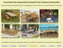 Tablet Screenshot of gartenmoebel.holzkomplett.de